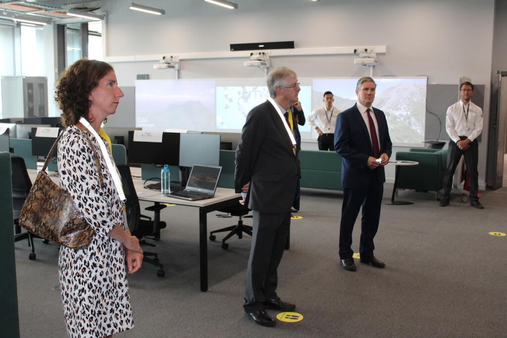 Shadow Chancellor, Anneliese Dodds, First Minister for Wales, Mark Drakeford, and Labour leader Sir Keir Starmer.