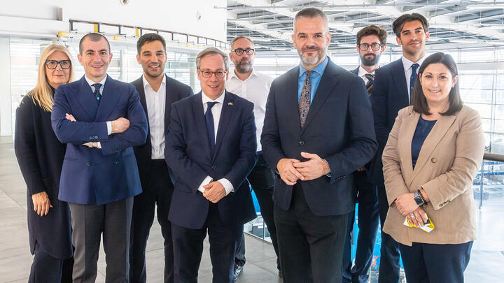 UK ambassador to Italy was welcomed by AMRC staff