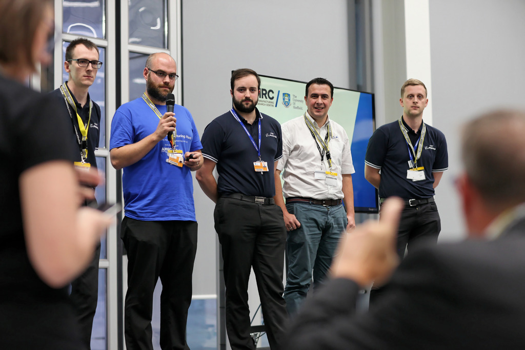 The AMRC fielded its own team 'Hack to the Future' whose performance was praised by the judging panel. 