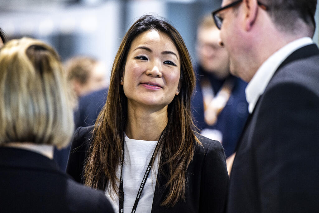 Technical Fellow and Head of Manufacturing Intelligence, Dr Ruby Hughes at the opening ceremony of Boeing Sheffield (25 October 2018).