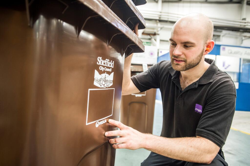 British Plastics Federation Apprentice of the Year, Oliver Marsh.