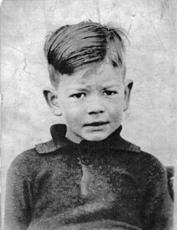 Graham as an 'Attercliffe kid' in 1950.