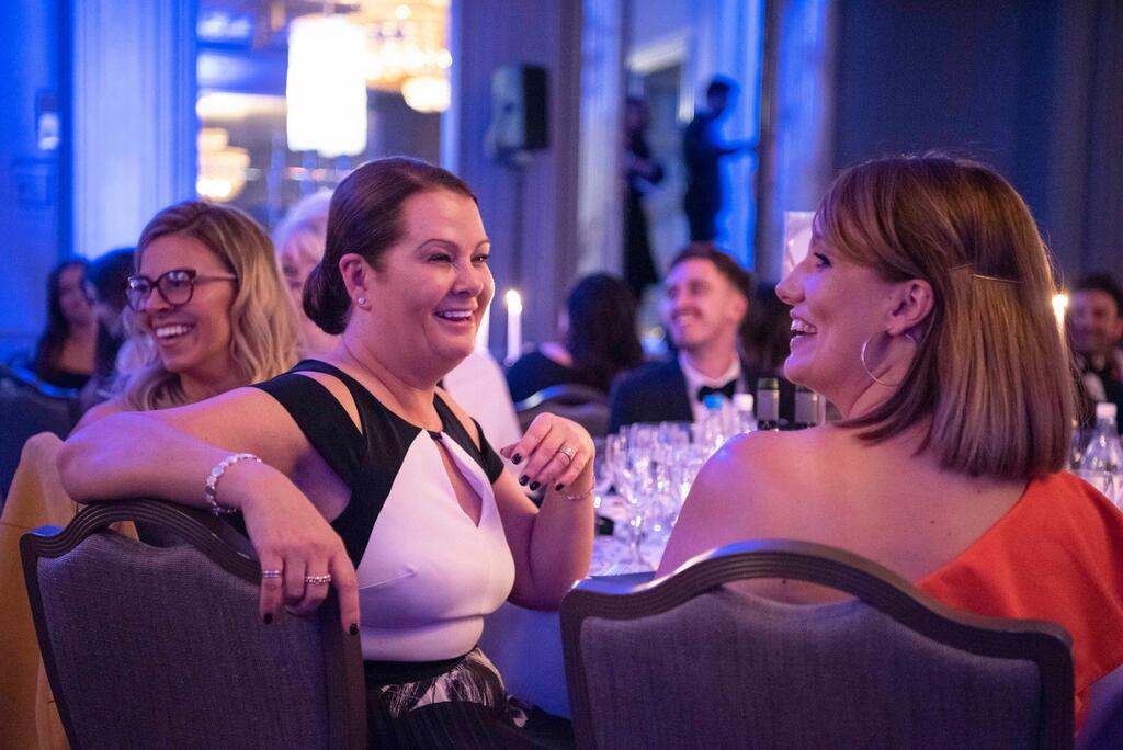 AMRC Training Centre Director Nikki Jones and teaching and learning mentor Chloe Fairman at the ceremony.