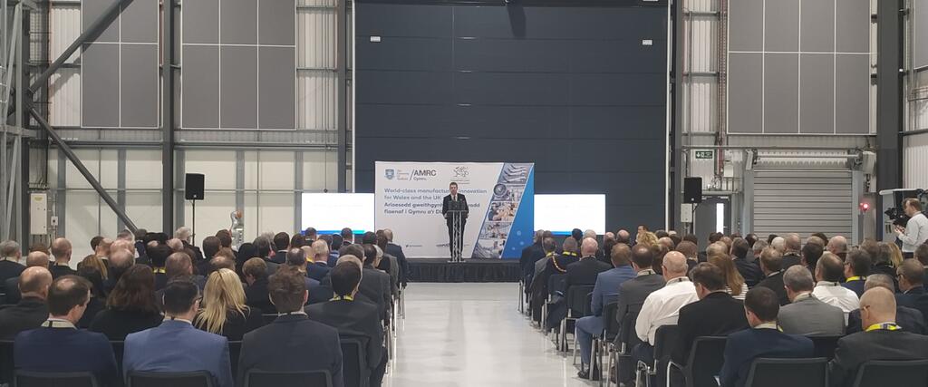 University of Sheffield VC Koen Lamberts speaking at the opening.