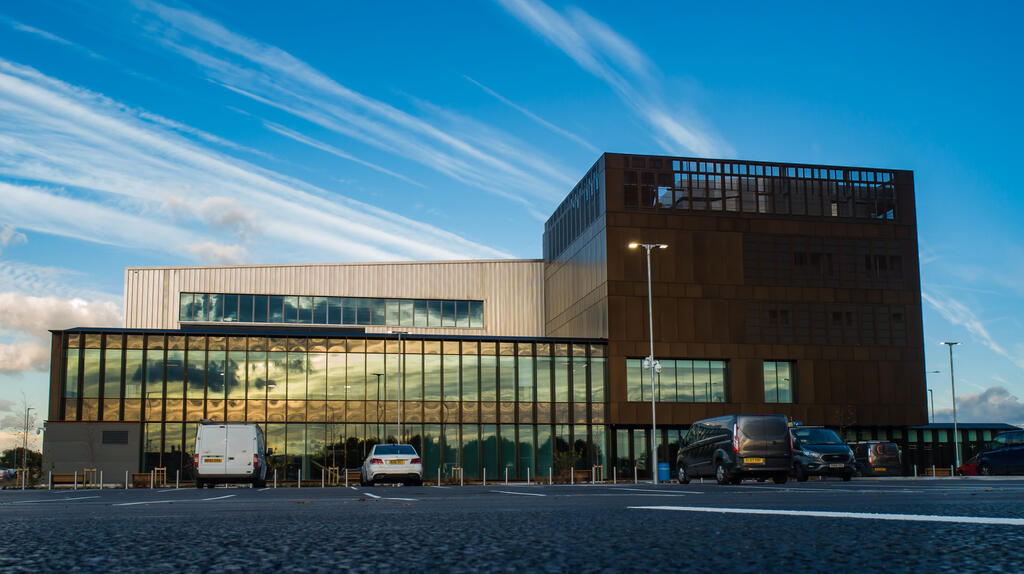 The AMRC Cymru building in Broughton, Wales.