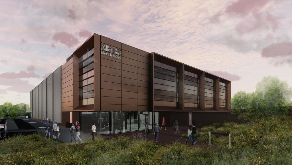 An artist's impression of the soon-to-be completed AMRC North West facility. 