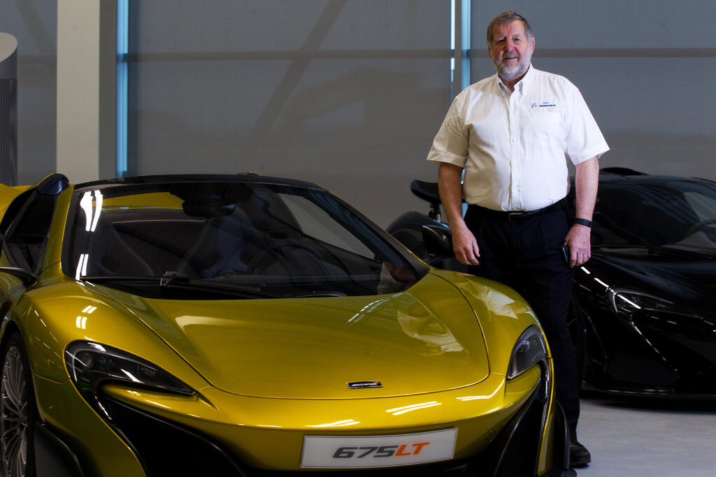 Professor Keith Ridgway, Executive Dean at the University of Sheffield’s AMRC at Factory 2050 at the launch of today’s AMRC partnership with McLaren Automotive.