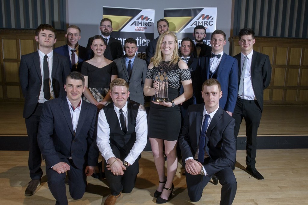 All the apprentice award winners from the third annual Apprentice of the Year Awards featuring Leigh Worsdale, front and centre